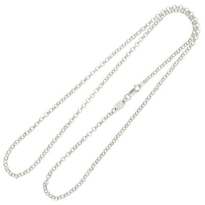 Chrome Hearts Roll Chain Silver Necklace Size 20INCH