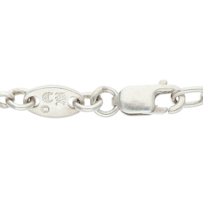 Chrome Hearts Roll Chain Silver Necklace Size 20INCH