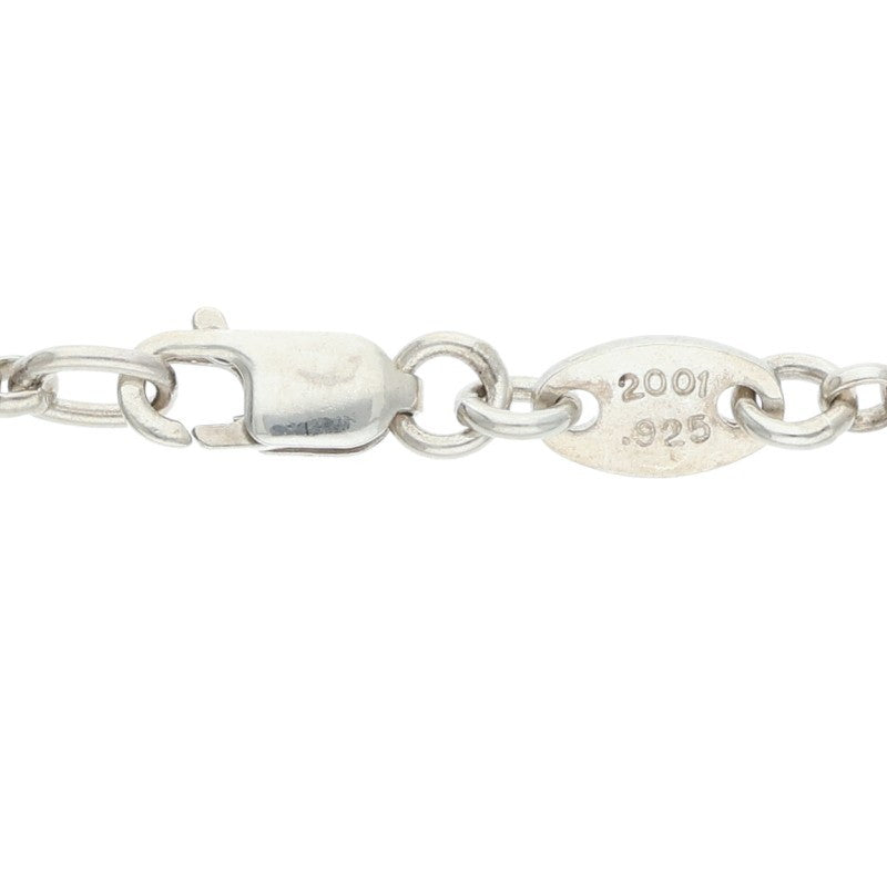 Chrome Hearts Roll Chain Silver Necklace Size 20INCH