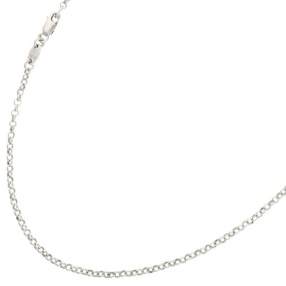 Chrome Hearts Roll Chain Silver Necklace Size 20INCH