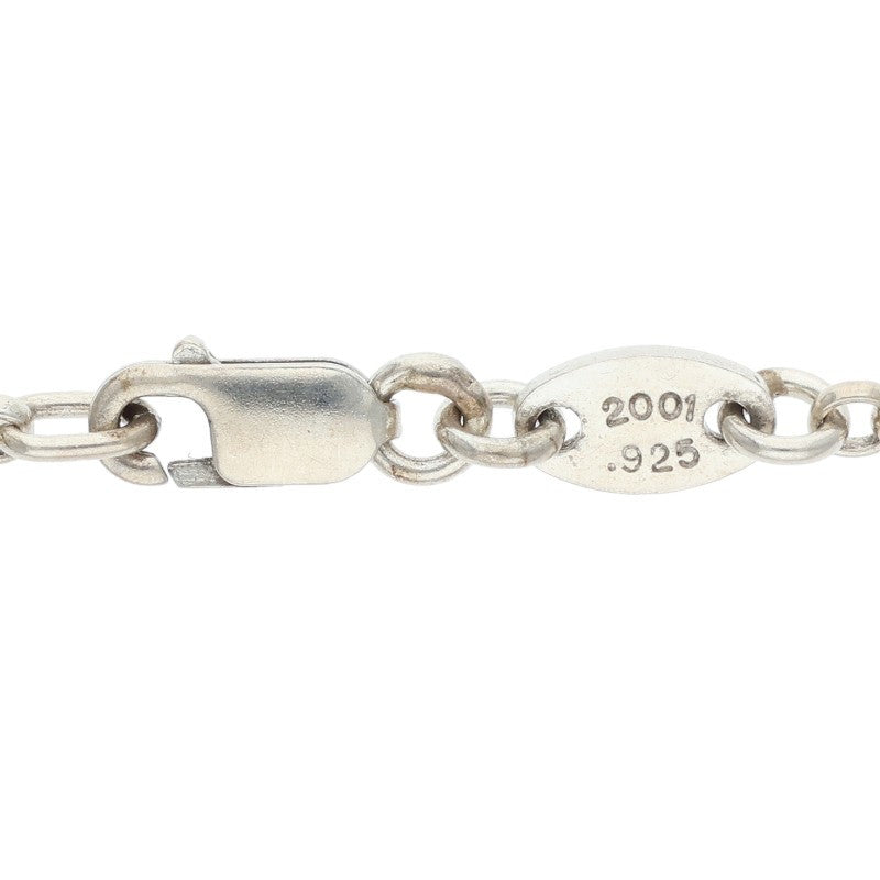 Chrome Hearts Roll Chain Silver Necklace Size 20INCH