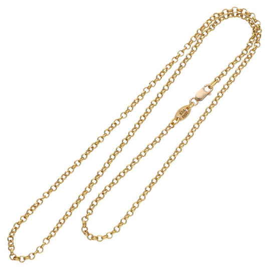Chrome Hearts 22K Gold Roll Chain Yellow Size 18INCH