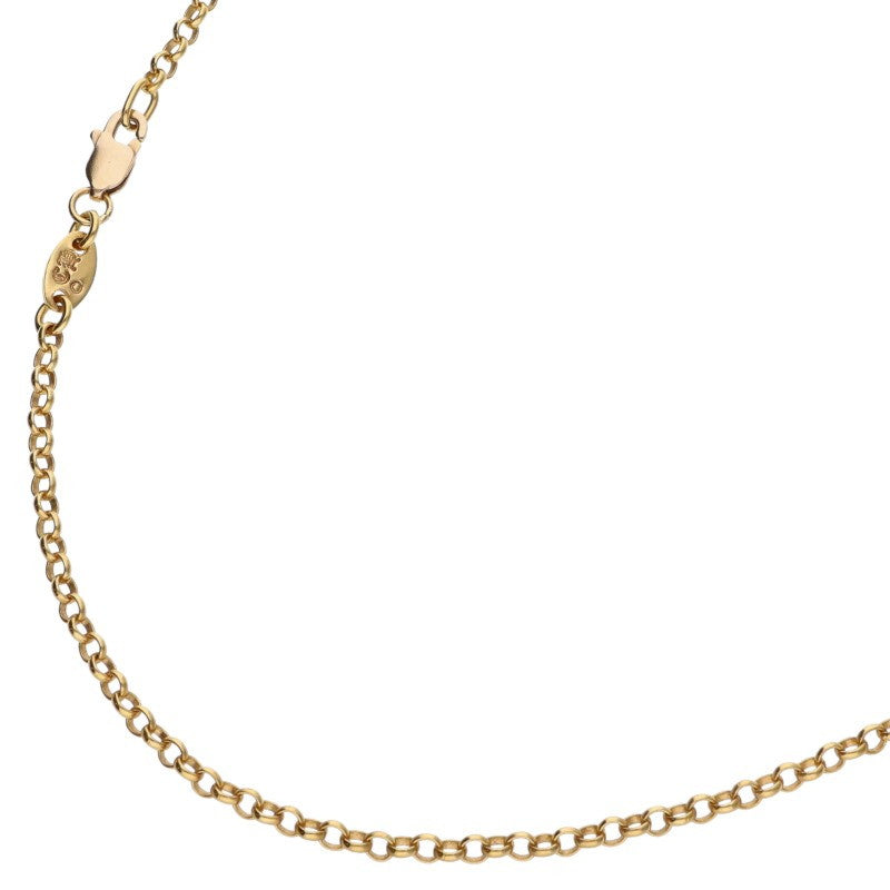 Chrome Hearts 22K Roll Chain Gold Necklace Size 24INCH