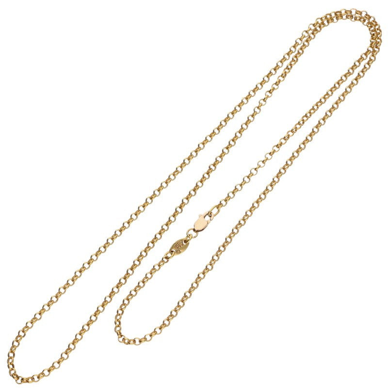 Chrome Hearts 22K Roll Chain Gold Necklace Size 24INCH