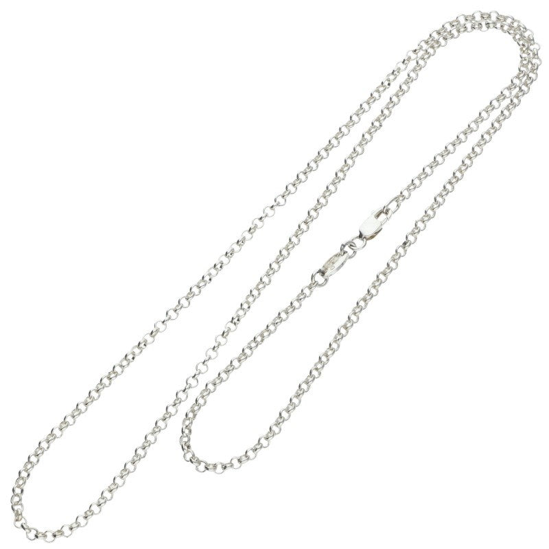 Chrome Hearts 925 Roll Chain Silver Necklace Size 20 Inch