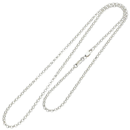 Chrome Hearts 925 Roll Chain Silver Necklace Size 20 Inch