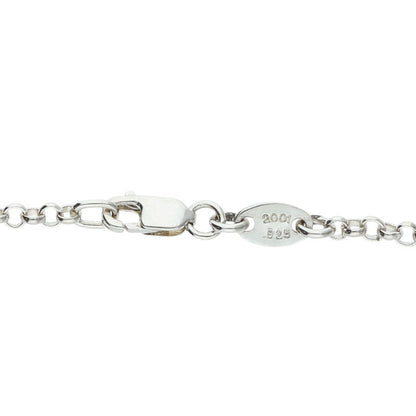 Chrome Hearts 925 Roll Chain Silver Necklace Size 20 Inch