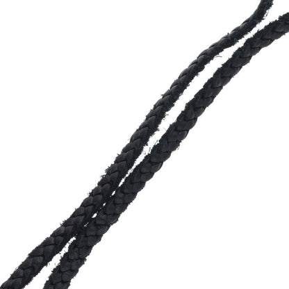 Chrome Hearts Scroll Leather Silver Necklace Size ONE SIZE