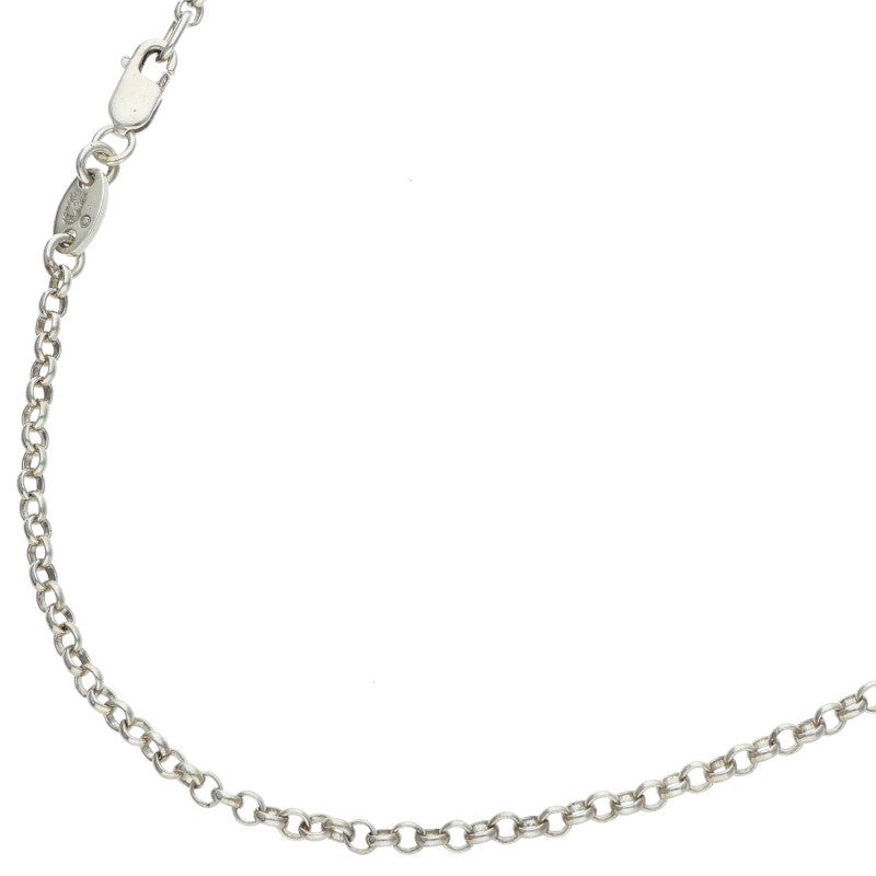 Chrome Hearts 925 Silver Roll Chain Necklace Size 24INCH