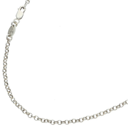 Chrome Hearts 925 Silver Roll Chain Necklace Size 24INCH