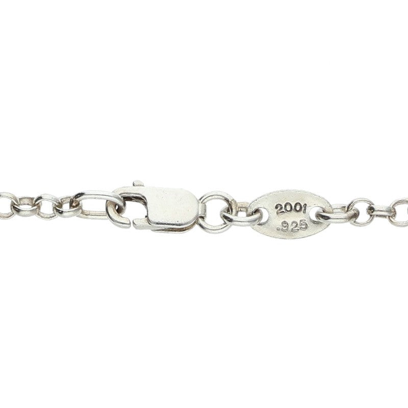 Chrome Hearts 925 Silver Roll Chain Necklace Size 24INCH