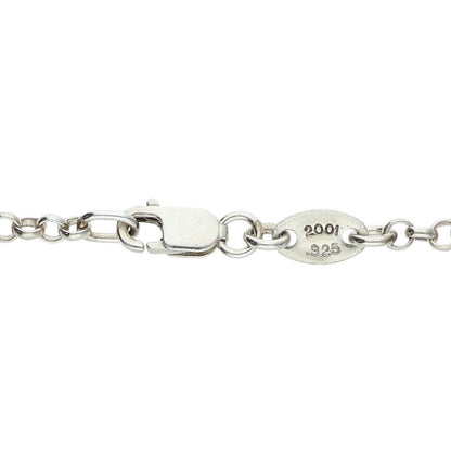 Chrome Hearts 925 Silver Roll Chain Necklace Size 24INCH