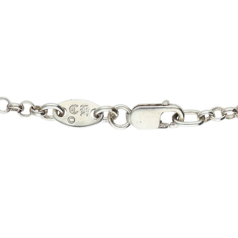 Chrome Hearts 925 Silver Roll Chain Necklace Size 24INCH