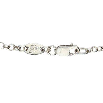Chrome Hearts 925 Silver Roll Chain Necklace Size 24INCH