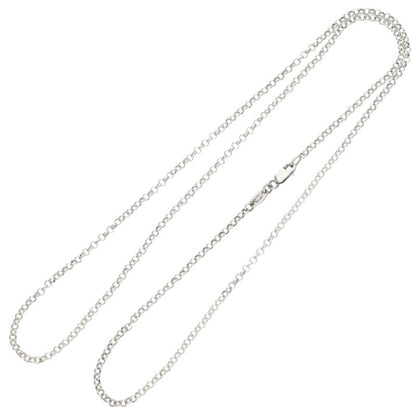 Chrome Hearts Roll Chain Silver Necklace Size 24INCH