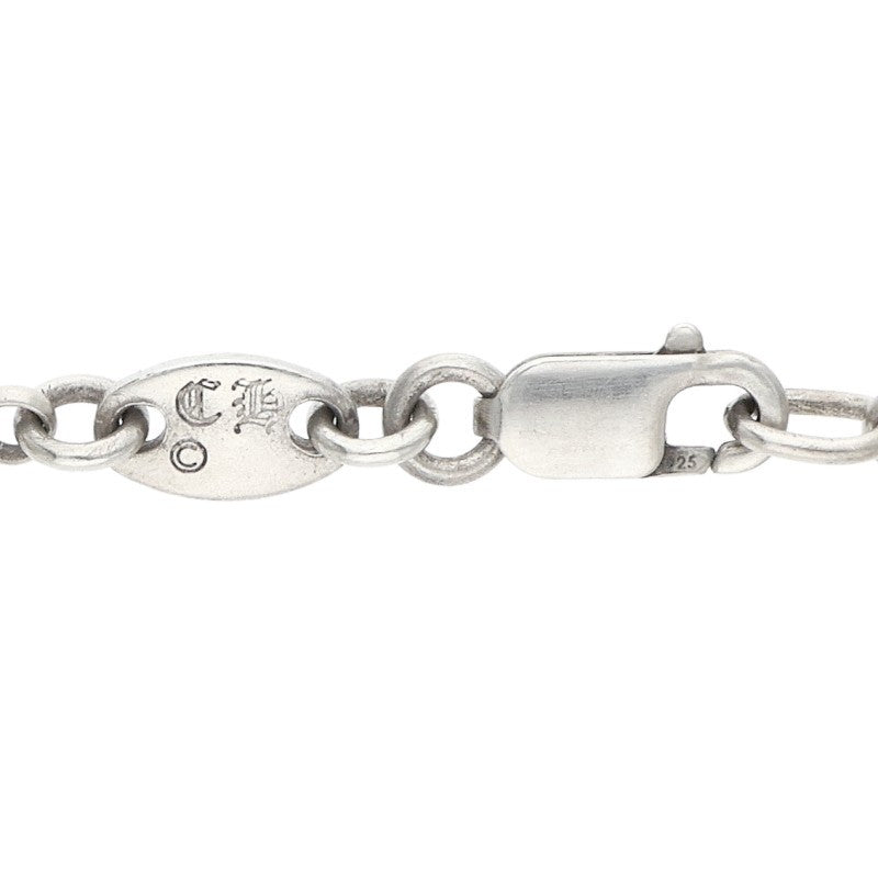 Chrome Hearts Roll Chain Silver Necklace Size 24INCH
