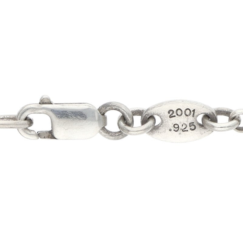 Chrome Hearts Roll Chain Silver Necklace Size 24INCH
