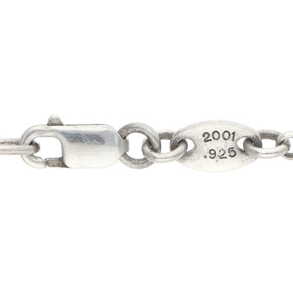 Chrome Hearts Roll Chain Silver Necklace Size 24INCH