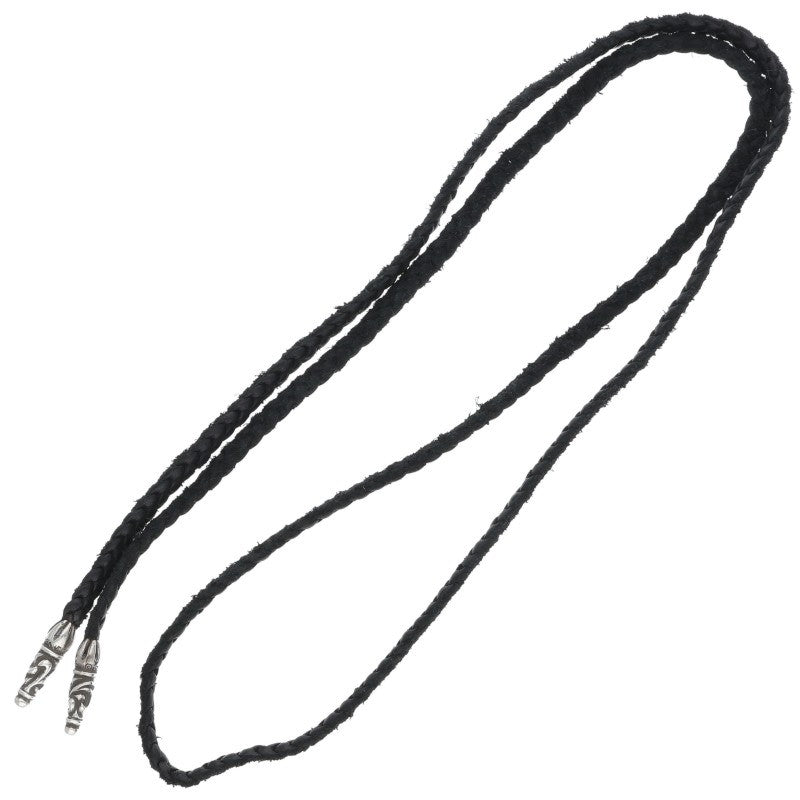 Chrome Hearts Scroll Leather Braid Necklace Size ONE Multi