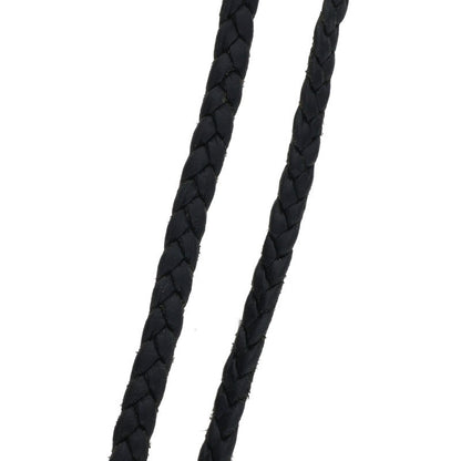 Chrome Hearts SCROLL LEATHER BRAID Necklace Size ONE Multi