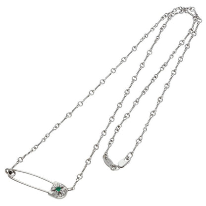 Chrome Hearts 18K White Gold Pin Necklace Size 20INCH