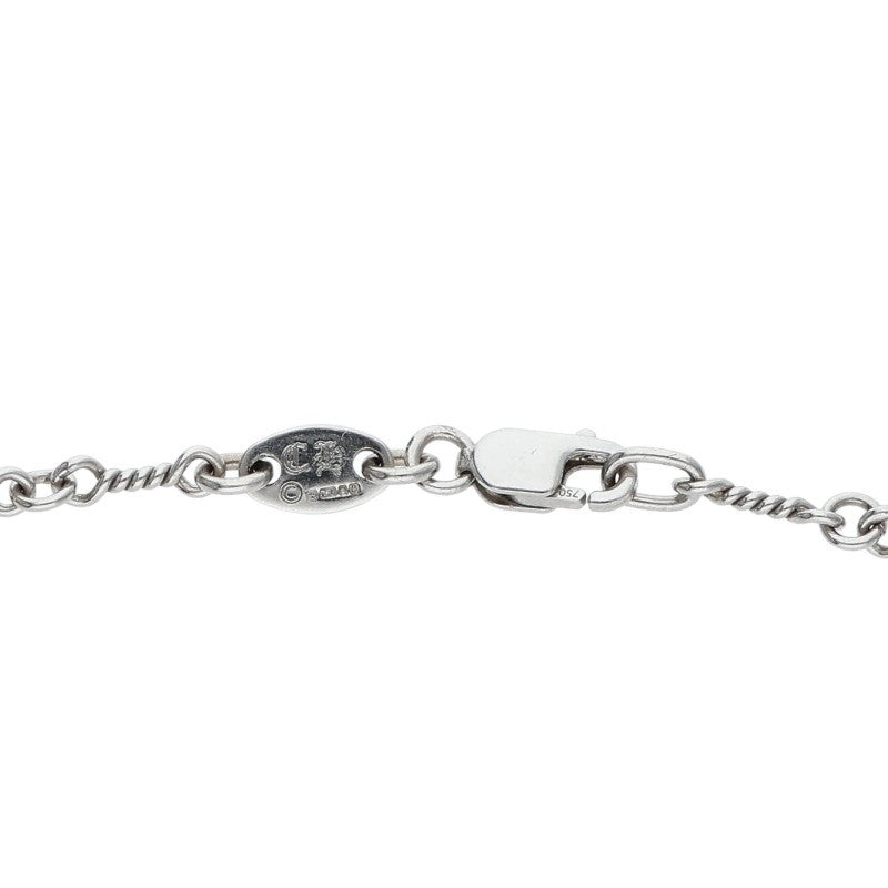 Chrome Hearts 18K White Gold Pin Necklace Size 20INCH