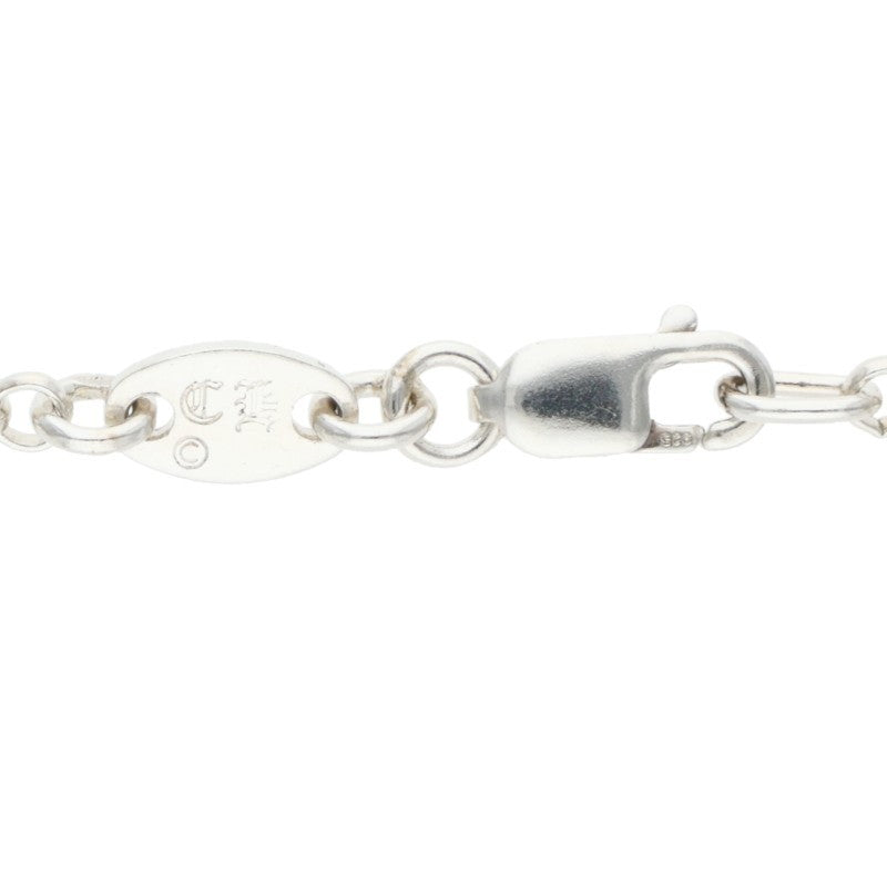 Chrome Hearts Roll Chain Silver Necklace Size 24 Inch