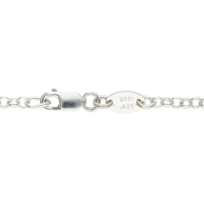Chrome Hearts Silver Roll Chain Necklace Size 20INCH