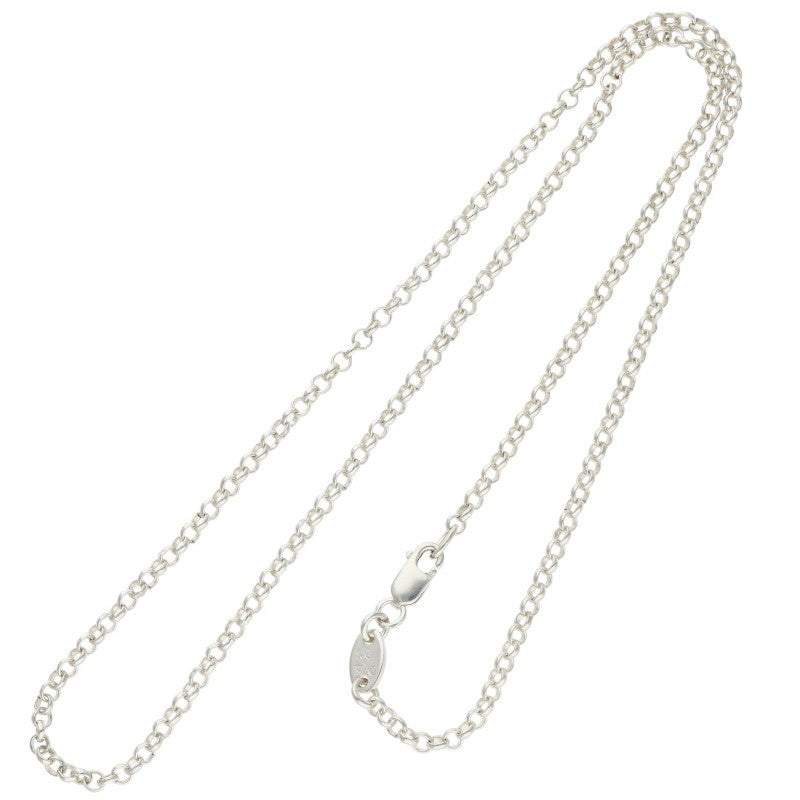 Chrome Hearts Silver Roll Chain Necklace Size 16 Inch