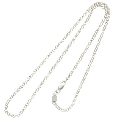 Chrome Hearts Silver Roll Chain Necklace Size 16 Inch