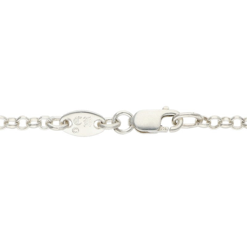 Chrome Hearts Silver Roll Chain Necklace Size 16 Inch