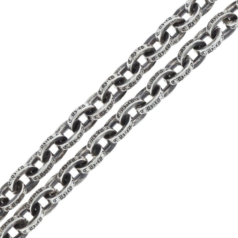 Chrome Hearts PAPER CHAIN 18 Silver Necklace Size 18INCH
