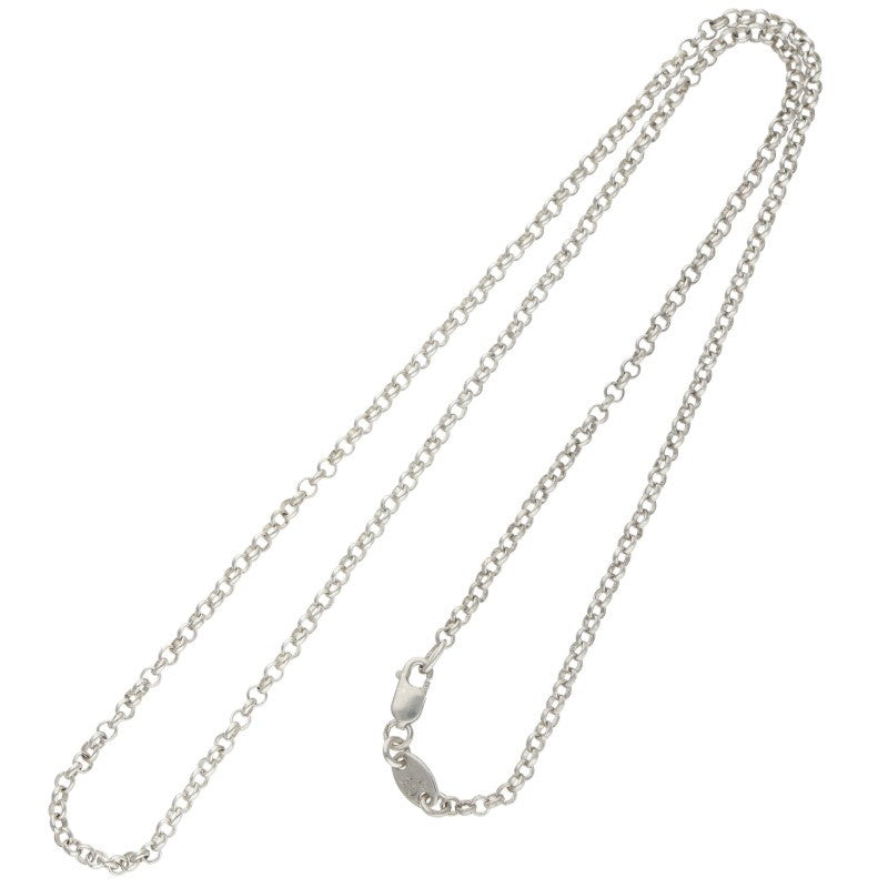 Chrome Hearts Silver Roll Chain Necklace Size 18INCH