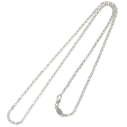 Chrome Hearts Silver Roll Chain Necklace Size 18INCH
