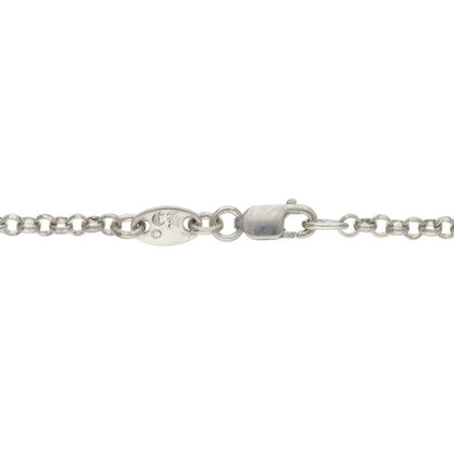 Chrome Hearts Silver Roll Chain Necklace Size 18INCH