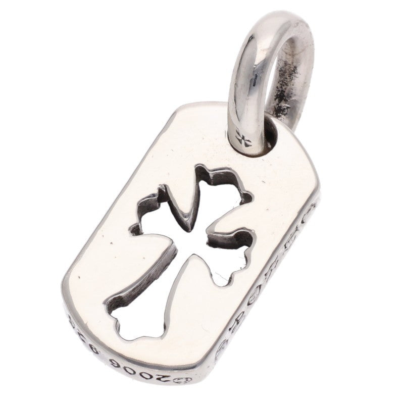Chrome Hearts 925 Silver Tiny Cutout Tag Charm Size ONE SIZE