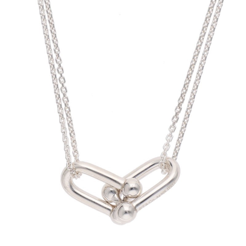 TIFFANY&Co. 925 Silver HardWear Chain Necklace Size 24INCH