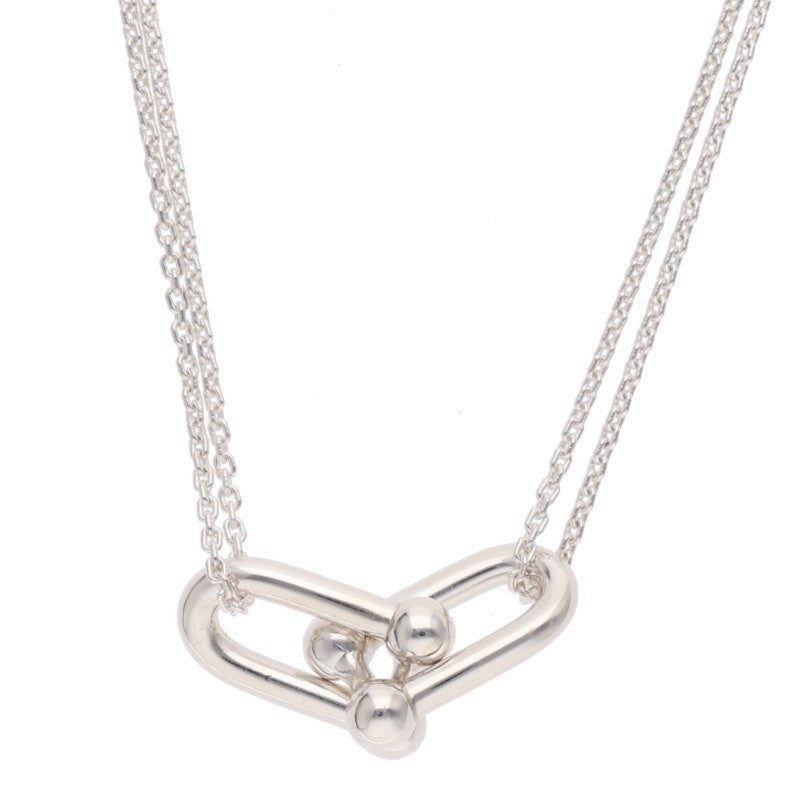 TIFFANY&Co. 925 Silver HardWear Chain Necklace Size 24INCH