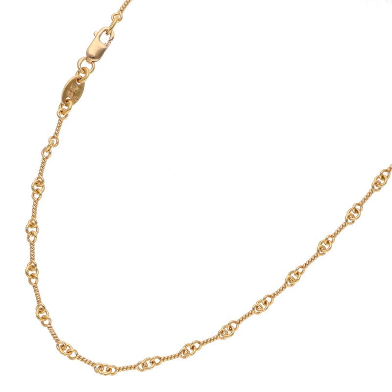 Chrome Hearts 22K Twist Chain Necklace Size 18INCH