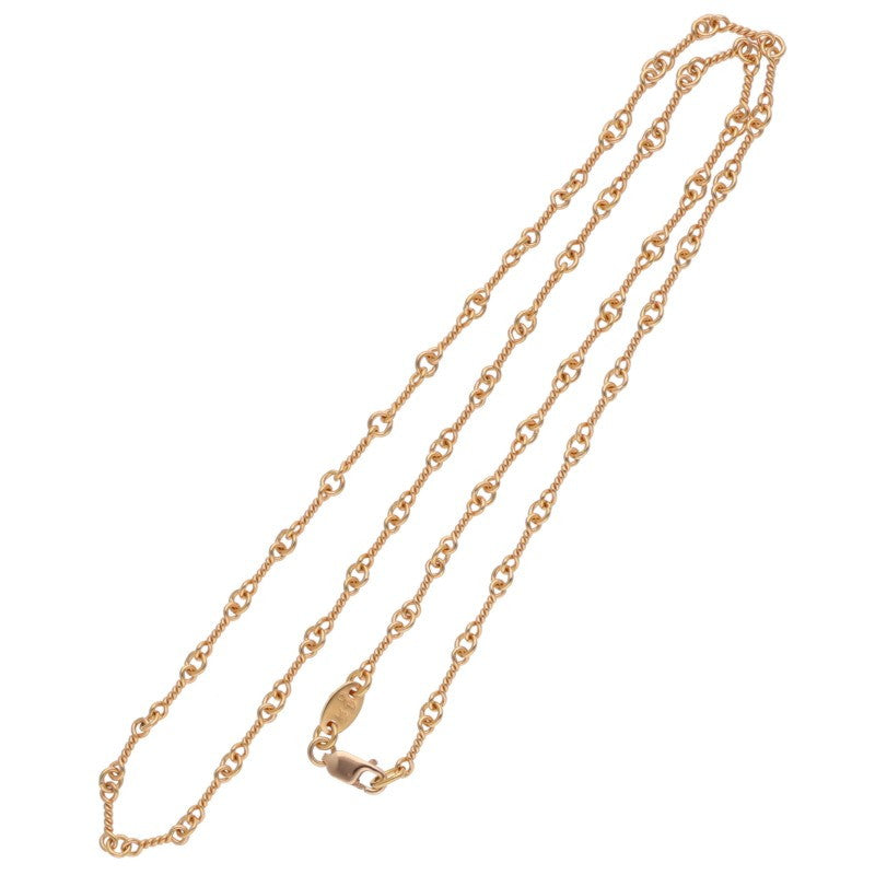 Chrome Hearts 22K Twist Chain Gold Yellow Size 18INCH