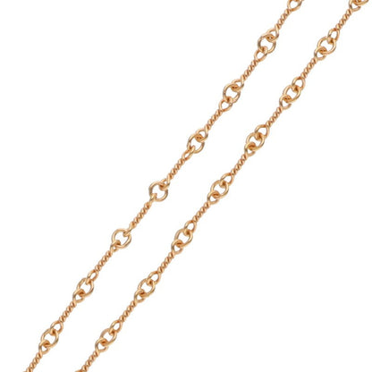Chrome Hearts 22K Twist Chain Gold Yellow Size 18INCH