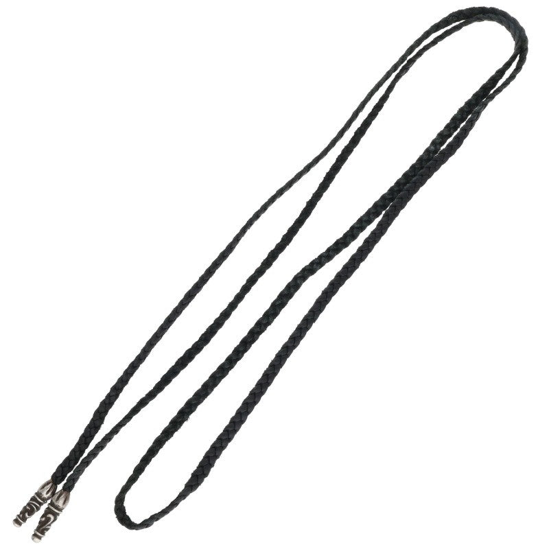 Chrome Hearts Scroll Leather Braid Necklace Size ONE SIZE