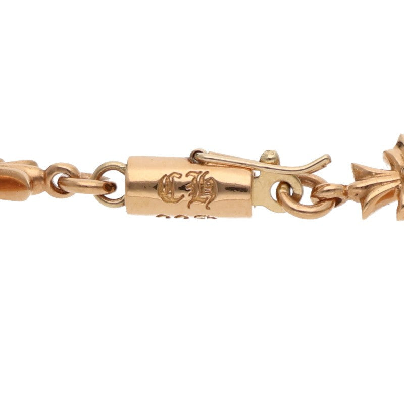 Chrome Hearts 22K Pave Diamond Gold Necklace Size 24