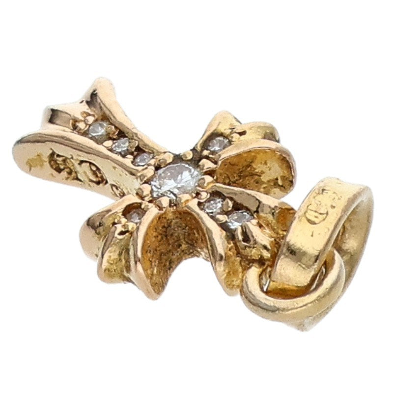 Chrome Hearts 22K Yellow Gold Diamond Charm Size ONE SIZE