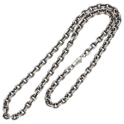 Chrome Hearts 925 Silver Paper Chain Necklace Size 18INCH