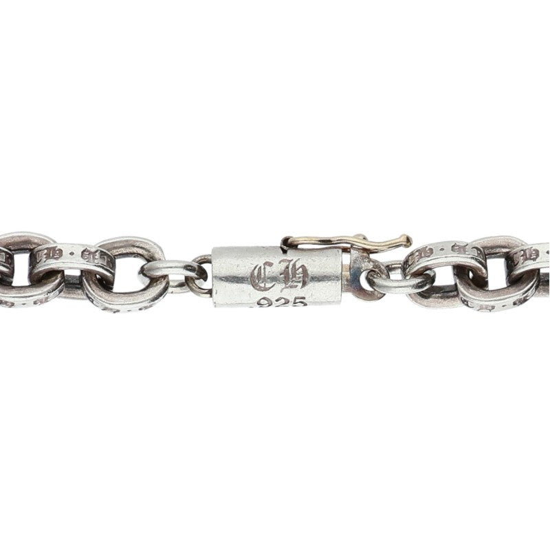 Chrome Hearts 925 Silver Paper Chain Necklace Size 18INCH
