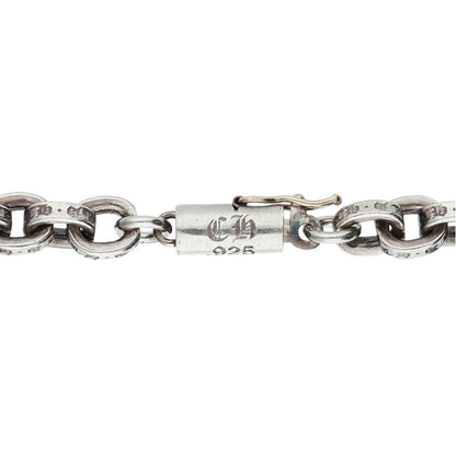Chrome Hearts 925 Silver Paper Chain Necklace Size 18INCH