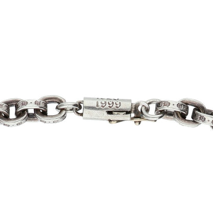 Chrome Hearts 925 Silver Paper Chain Necklace Size 18INCH