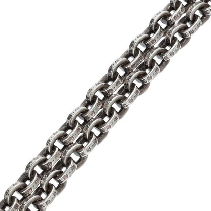 Chrome Hearts 925 Silver Paper Chain Necklace Size 18INCH