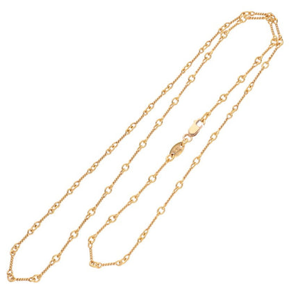 Chrome Hearts 22K Yellow Gold Chain Necklace Size 18INCH
